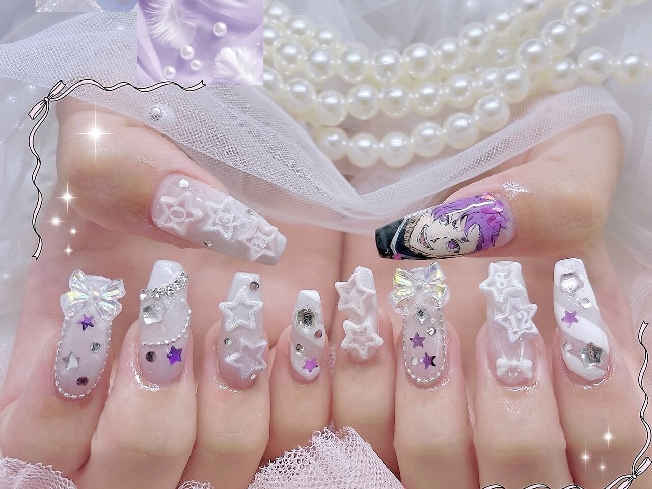 2025年-2026年冬トレンド】イニシャルのネイルデザイン集｜人気順｜5