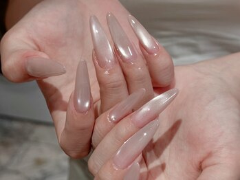 Myouka nail studio｜板橋区大山駅前【長さだし・持ち込み・パラジェル・フィルイン】/水光マグネットジェル