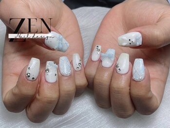 ゼン ネイル デザイン 池袋(ZEN NAIL DESIGN)/長さだしやり放題×つけ放題