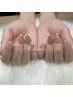 ワンカラー+選べるデザイン6本 ¥8500