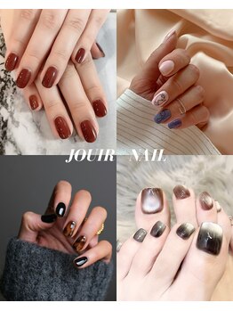 ジュイール 三鷹店(jouir)の写真/大人女性に向けたオシャレで上品なフットネイルが人気のjouir♪マグネット/深爪／長さだし／フットネイル