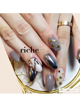 ネイル サロンアンドスクール リッシュ(Nail Salon&School riche)/お好きなアート画像持ち込み可能