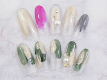 ネイルプラザ 河原町OPA店(NAIL PLAZA)/トレンドニュアンスネイル☆