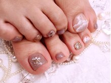 サムズネイル(SAM'S NAIL)/ヌーディーカラーの大人フット☆