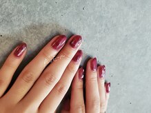 ブルーエヌ(BLUE N)/透けカシスべっ甲デザイン