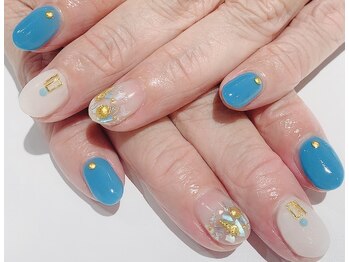 カラン 焼津店(CALIN)/夏のシェルグラデーション