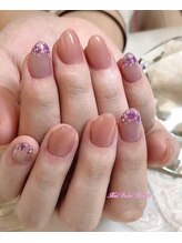 ローズ56(Rose56)/シンプルフラワーネイル