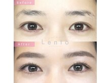 ビューティーラウンジ レント(beauty lounge Lento)/モデル眉毛の完成♪