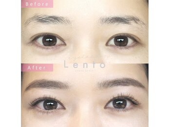 ビューティーラウンジ レント(beauty lounge Lento)/モデル眉毛の完成♪