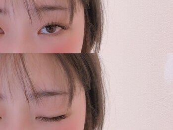 アイラッシュ エルーチェ(Eluce)の写真/自まつ毛に近い最高級カシミアフラットラッシュつけ放題￥5200！軽くてふわっふわな付け心地を試してみて★