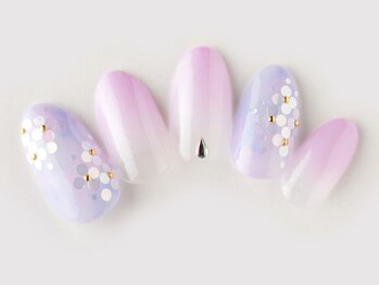 ネイルサロン アビー グランデュオ蒲田店(abbie)/【紫陽花ネイル2021】¥10868