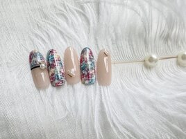 ツイードネイル