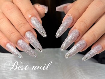 Best Nail 銀座店【ワンホンネイル・スカルプ・パラジェル・上品ジェルネイル】/長さ出しデザインネイル