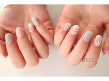 スリー 自由が丘(THREE)/大人気！雪の結晶ネイル☆