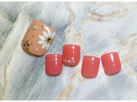 フラワー☆フットネイル