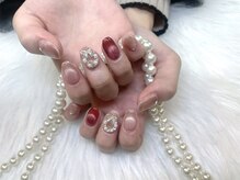 クイーンネイル 新宿(Queen nail)/マグネットフレンチ