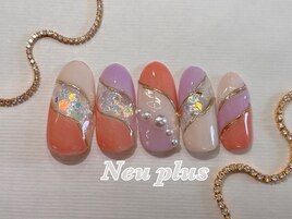 定額￥7300　プッチ柄ネイル