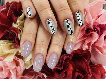 ダブルネイル(Double Nail)/【しんかわ】アシメネイル