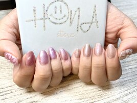 ぷっくりフラワーネイル