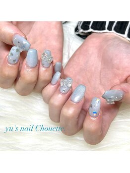 ユーズネイル シュエット(yu’s nail Chouette)/ワンカラー×パーツ