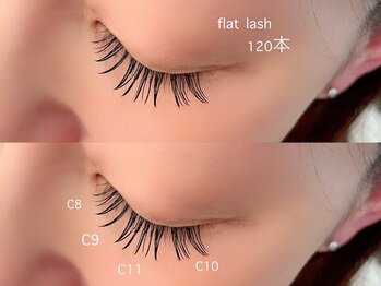 ハローゼア(HELLO THERE!)/フラットラッシュ120本/マツエク