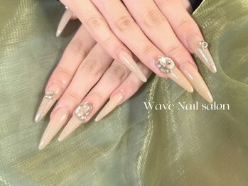 ウェーブネイルサロン'('Wave Nail salon)/持ち込みデザイン/フィルイン