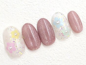 ワンラブネイルズ 新橋店(OneLoveNails)/【定額】5490円★春ネイル