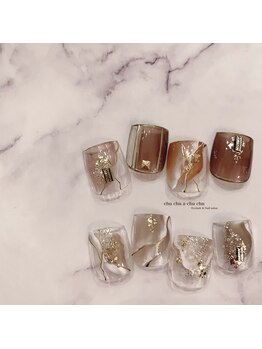 チュチュアチュチュ(chuchu a chuchu)/AW &nbsp;Foot nail Art design.