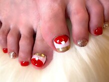 アミュリー ネイル アトリエ(Amury nail atelier)/ミラー ちぐはぐ メタリック