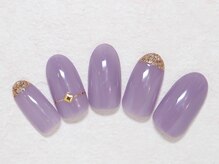 シックネイル(CHIC nail)/シンプル ラメデザイン