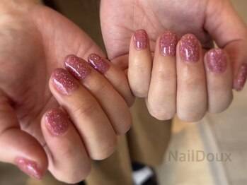 ネイル ドゥ 岡山駅前店(Nail Doux)/ピンクフラッシュネイル