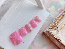 ネイルサロン&スクール ジーナ(GINA)/ぷっくりクリアリボン