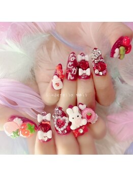 シンデレラネイル(CINDERELLA NAIL)/【スカルプ長さだしネイル】