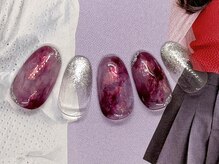 サニーサイド ウィズ マキア 茅ヶ崎店(Sunnyside with MAQUIA)/イチジクカラーネイル