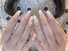 美フォルム~10本長さだし、グラデーションネイル　9500￥ー> 7800￥