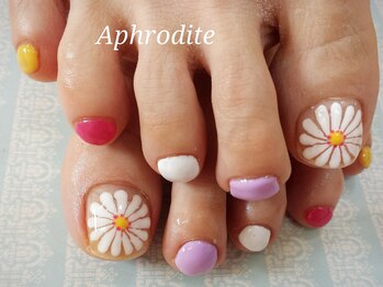 アフロディーテ(Aphrodite)/footキャンペーンネイル￥5900