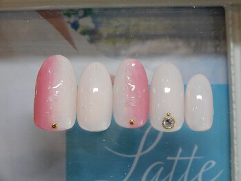 ラテネイル(Latte Nail)/ピンクグラデーション
