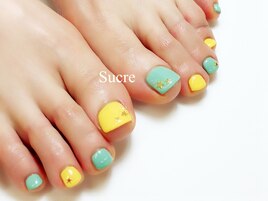 カラフル♪フットネイル