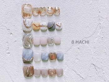8(HACHI)/フットネイルデザイン☆