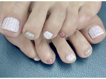 ネイルサロン ジェイ(Nail Salon J)/ニット埋め尽くしネイル