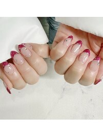 ラメフレンチ