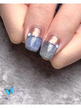 モルフォ 千駄ヶ谷(Morpho)/ミラーネイルとマグネットネイル