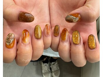 ネイルサロン ティフィン(tiffin)/~orange nuance~