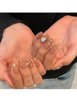 アミー(Ammy)の写真/シンプルなのに周りと差がつく可愛さに感動♪丁寧なカウンセリングで理想のデザインにお仕上げいたします◎