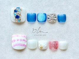 7月フットネイル定額【Summer】