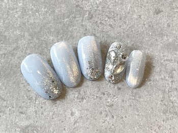 マグネット埋め尽くしネイル