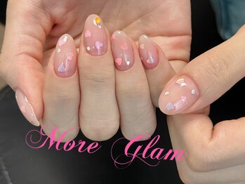 モアグラム 池袋東口店(More Glam)/ハート　ホロつけ放題