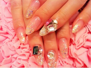 ハニーズネイル(Honey's Nail)/キラキラクリア・スカルプ
