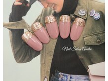 ネイルサロン アミティエ(Nail Salon Amitie)/根元ラメフレンチnail