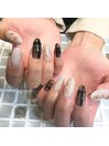チェックネイル　8200円